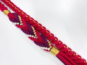 正絹　振袖用　手組帯締め